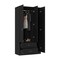 Tuhome Austral 3 Door Armoire with Drawers, Shelves, and Hanging Rod, Black CLW3932 - alternate 6